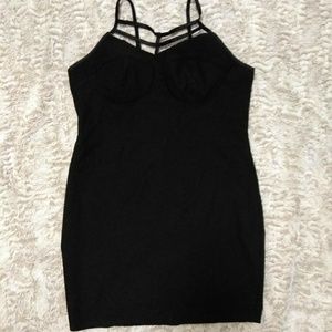2X Caged Bodycon Dress